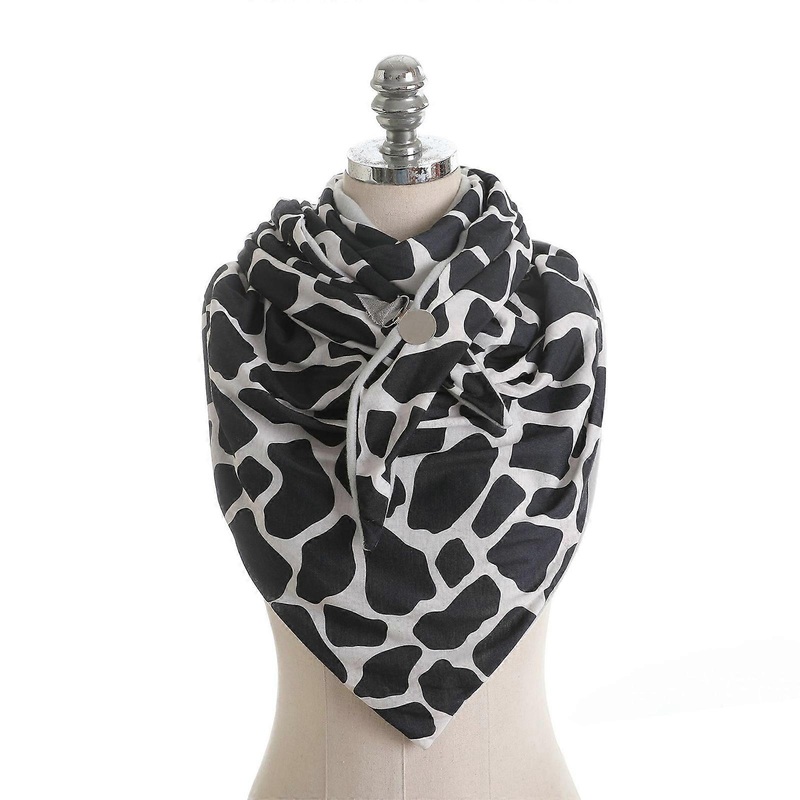 Women Autumn Large for Triangle Scarf with Clip Houndstooth Cow Print Neck Warmer Snood Thermal Blanket Poncho Shawl Wra  1 | Fruugo SG