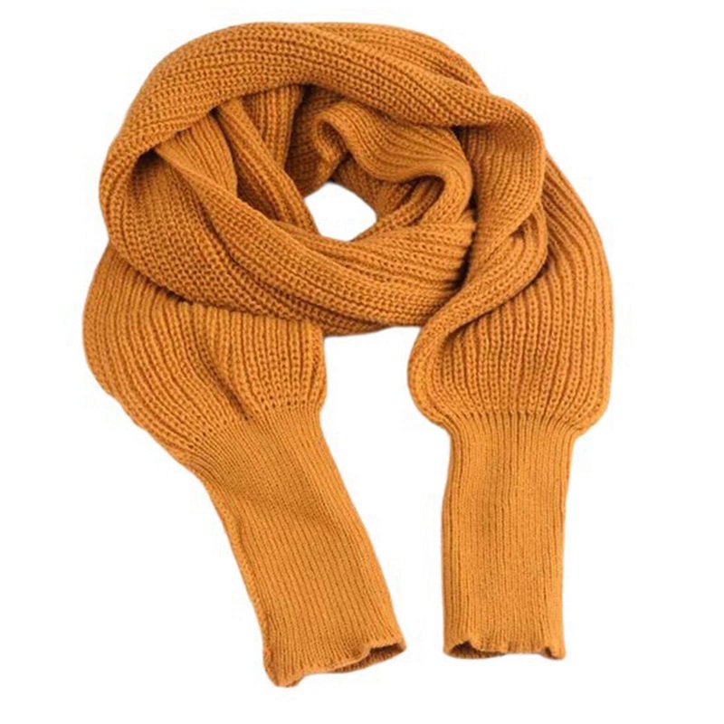 Women Knitted Wrap Shawl Sweater Shawl with Sleeves Fashion Winter Neckerchief Women’s Winter Accessory  Ginger | Fruugo SG
