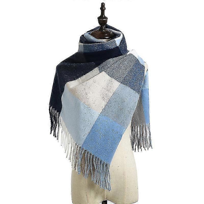Women’s Winter Shawl Checked Oversized Square Blanket Shawl, Check Tartan Stripe Plaid Pattern Fringe Poncho, Fund Fund B | Fruugo SG