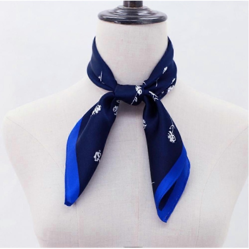 Chiffon Scarf Square Neck Scarf Handkerchief Vintage Ribbon Scarf for Ladies and Girls-09 | Fruugo SG