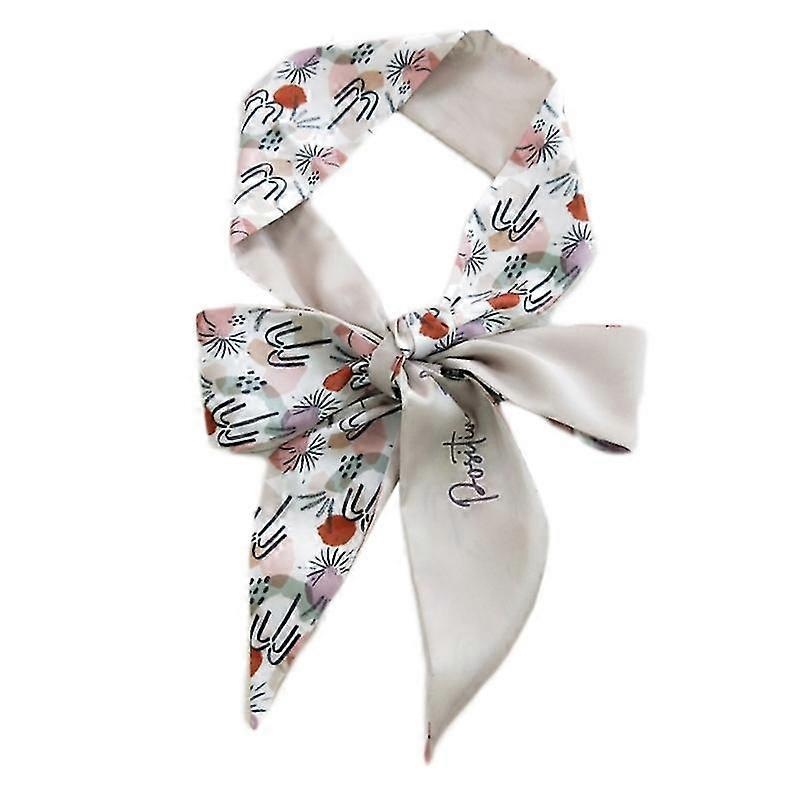 Fashion Women Simulation Silk Hair Scarf Bandanas Lady Hair Ribbon Bag | Fruugo SG