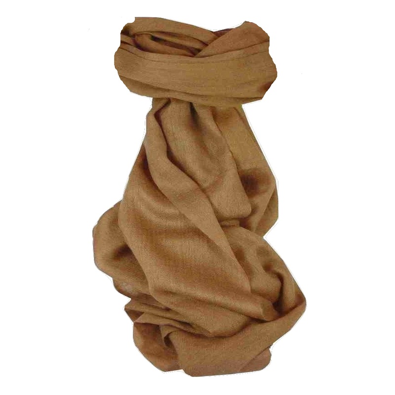 MENS Fine Cashmere Scarf Caramel by Pashmina & Silk | Fruugo SG
