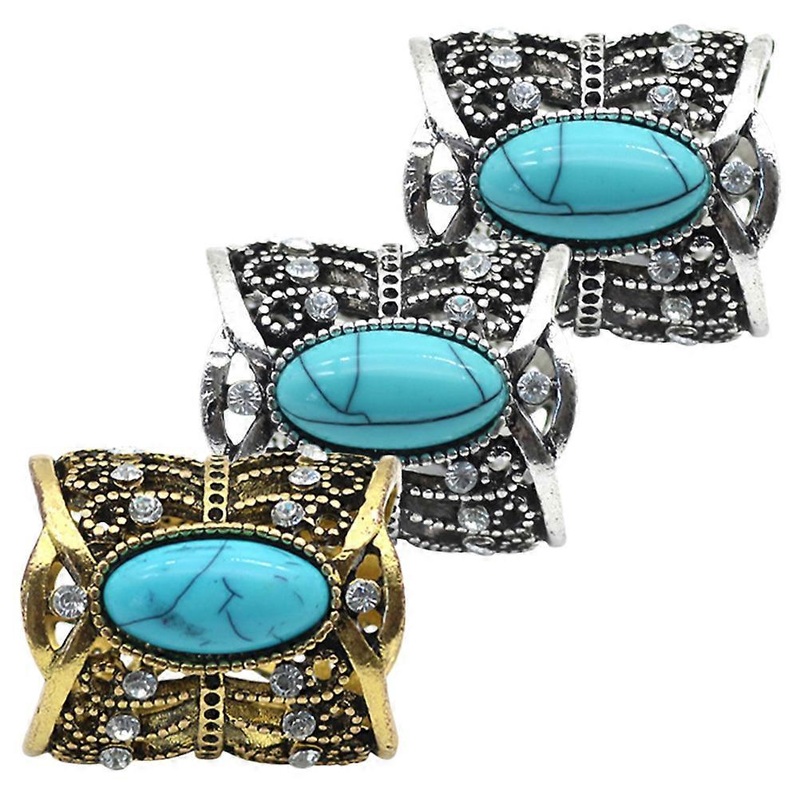 Shawl Ring Scarf Clips Retro Shawl Buckle Clasps Assorted Color Decorative 3Pcs | Fruugo SG
