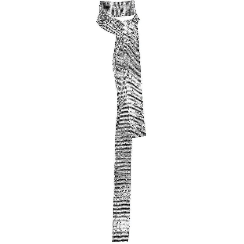 Sparkle Metal Sequins Neck Scarf 160cm Skinny Fashion Long | Fruugo SG