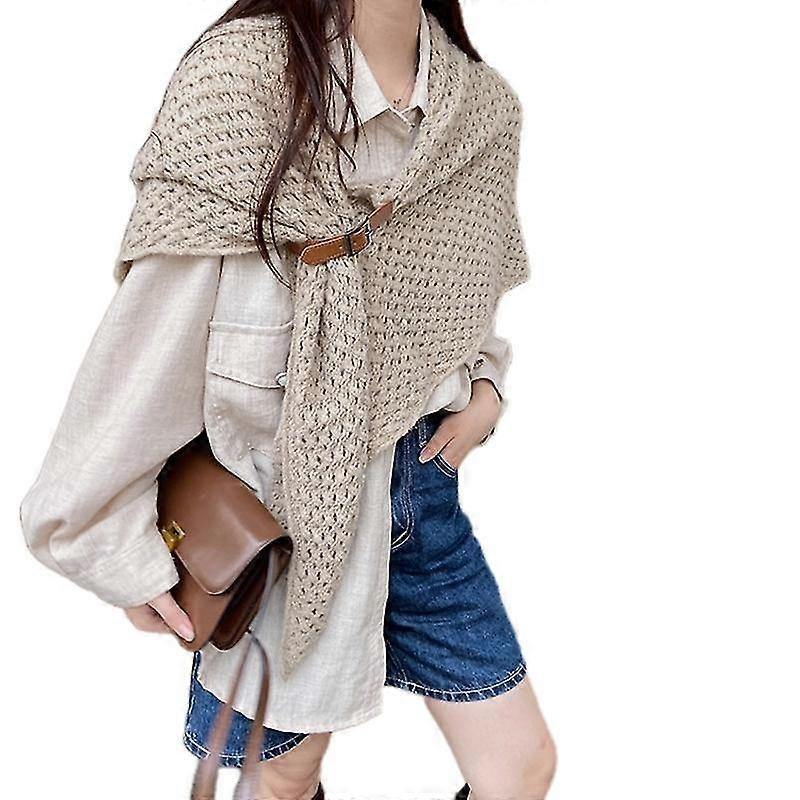 Triangular Shawl Wraps Winter Women Scarf Thin Shawls Knit Warm Batwing Cape | Fruugo SG