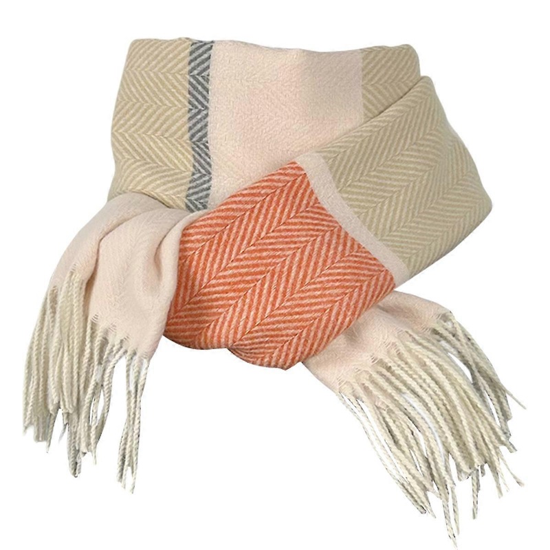 Winter  Plaid Warm Scarf, Soft And Comfortable Fashion Tassel Design Cold Weather Shawl Scarf | Fruugo SG