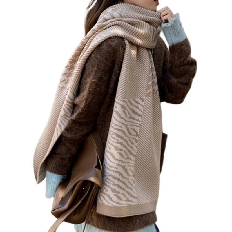 Women’s Long Fashion Classic Plaid Big Blanket Oversized Soft Chunky Winter Warm Scarf Stylish Scarves Wrap ShawlKhaki | Fruugo SG