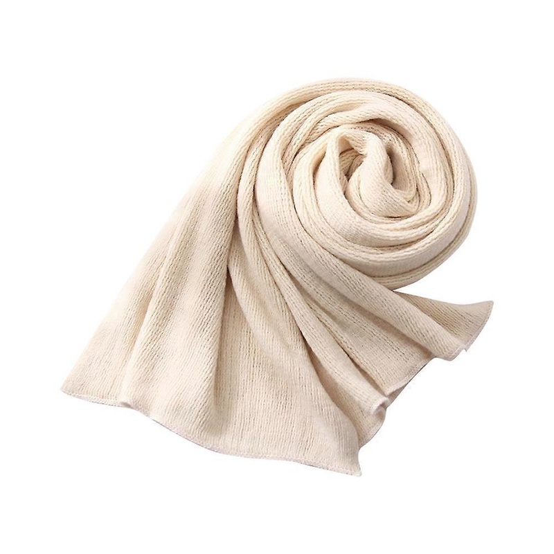 Women’s long warm shawl Winter warm scarf solid color | Fruugo SG