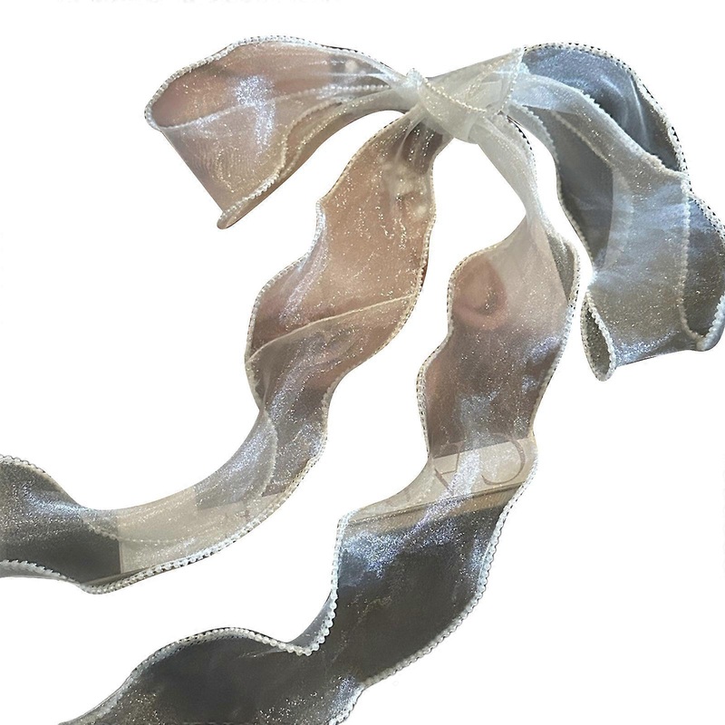 Lace Ribbon Scarf Elegant Hand Tied Neck Scarf Elegant PearlTrim Scarf Women Dinner Party Neckwear Hair Decors  White | Fruugo SG