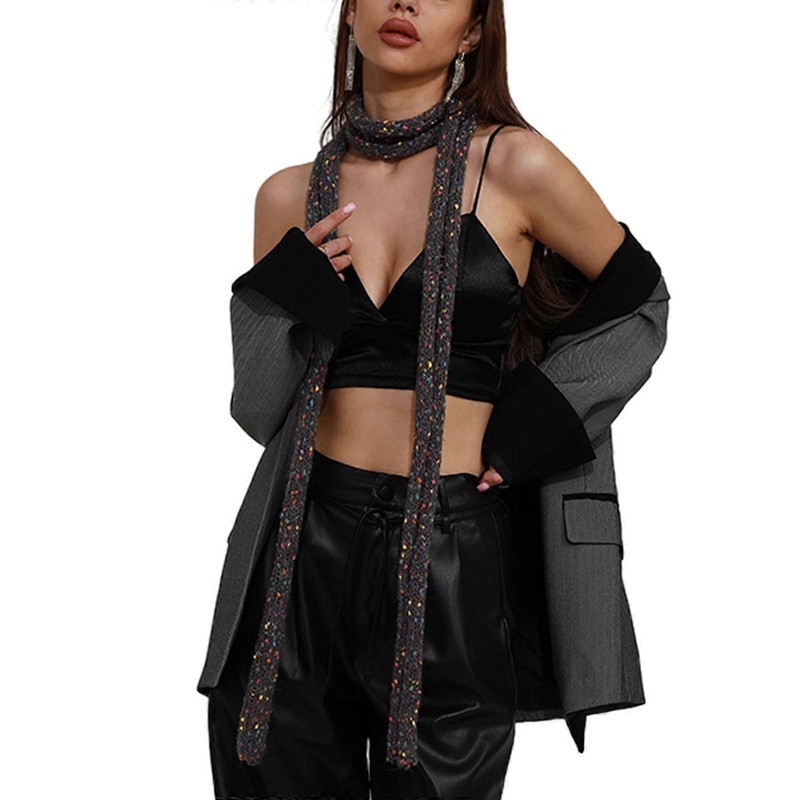 Mens Winter Warm Long Soft Scarf Colorful Crochet Scarf for Men Soft Scarves Unisex Street Casual Neckerchief Winter  gray group | Fruugo SG