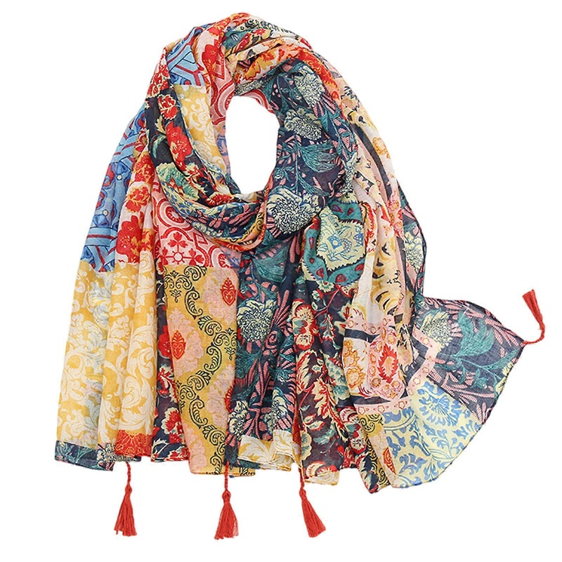 Trendy Floral Desert Scarf, Soft and Comfortable, Suitable for Hiking, Camping Multipurpose Scarf Shawl | Fruugo SG