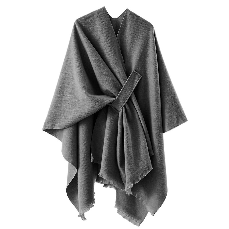 Women Shawl Wrap Poncho Warm Blanket for Office Outdoor Wedding Open Front Shawl Wrap Poncho Warm Scarf  Dark Grey | Fruugo SG