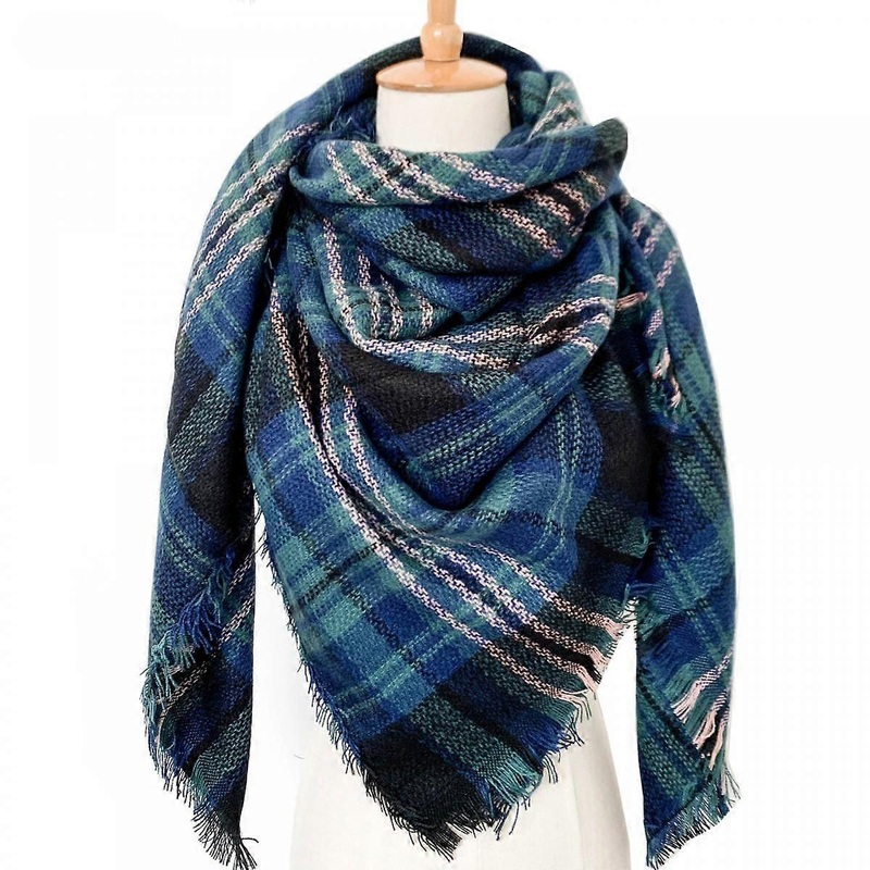 Women Tartan Scarf – Winter Long Scarves Plaid Warm Wraps Wool British Style For Ladies Spinning Tassel Shawl Long Stole,24 | Fruugo SG