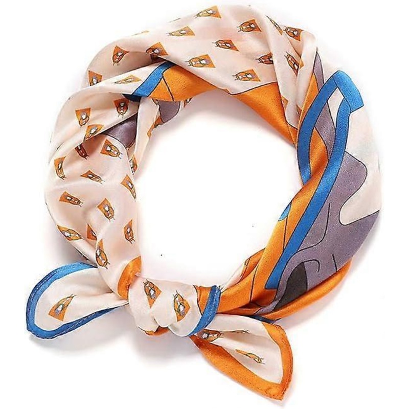 100% Mulberry Silk Scarf Head Scarf for Women Hair Scarf for Sleeping Hair Wrapping at Night Square Neck Scarves | Fruugo SG