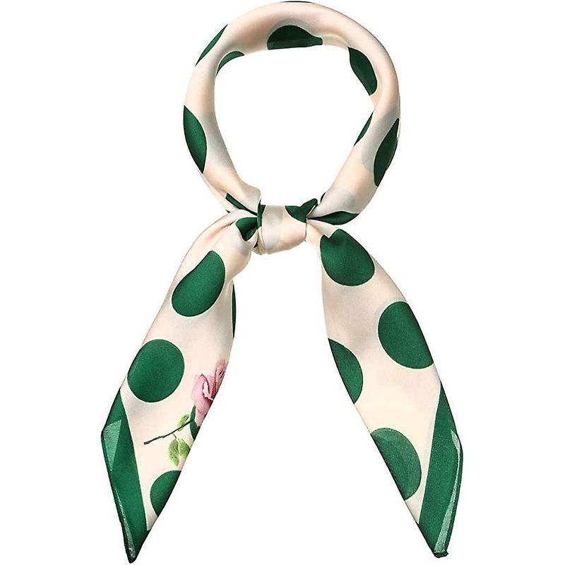 Allegra K 70cm Polka Dots Square Scarf Neck Scarves Kerchief Neckerchief Headband For Women | Fruugo SG