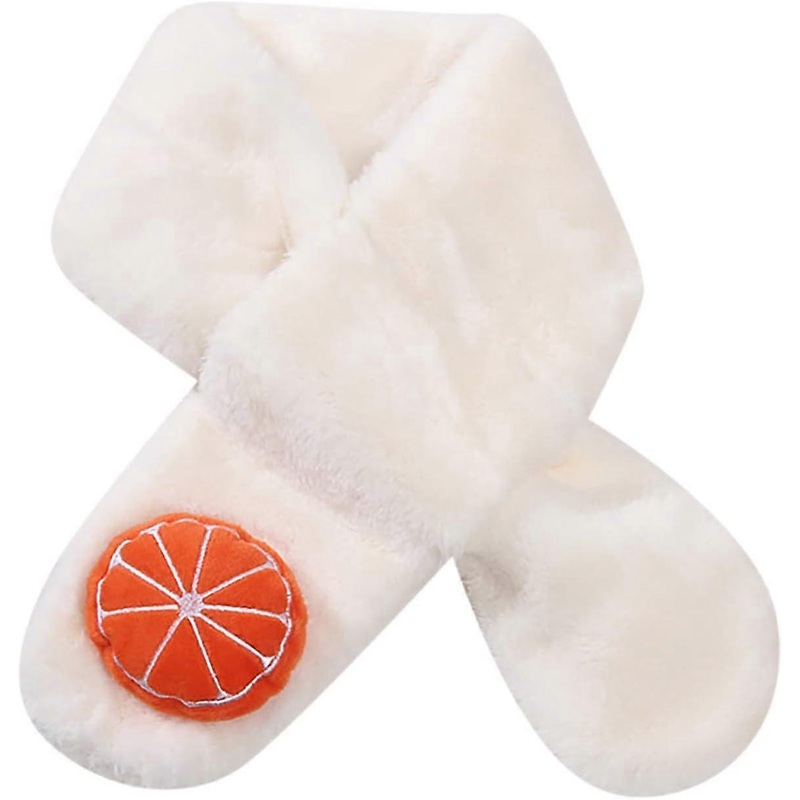 Autumn and winter new boys and girls rabbit orange scarf simulation rabbit plush cartoon scarf 0-10 years old children’s scarf | Fruugo SG