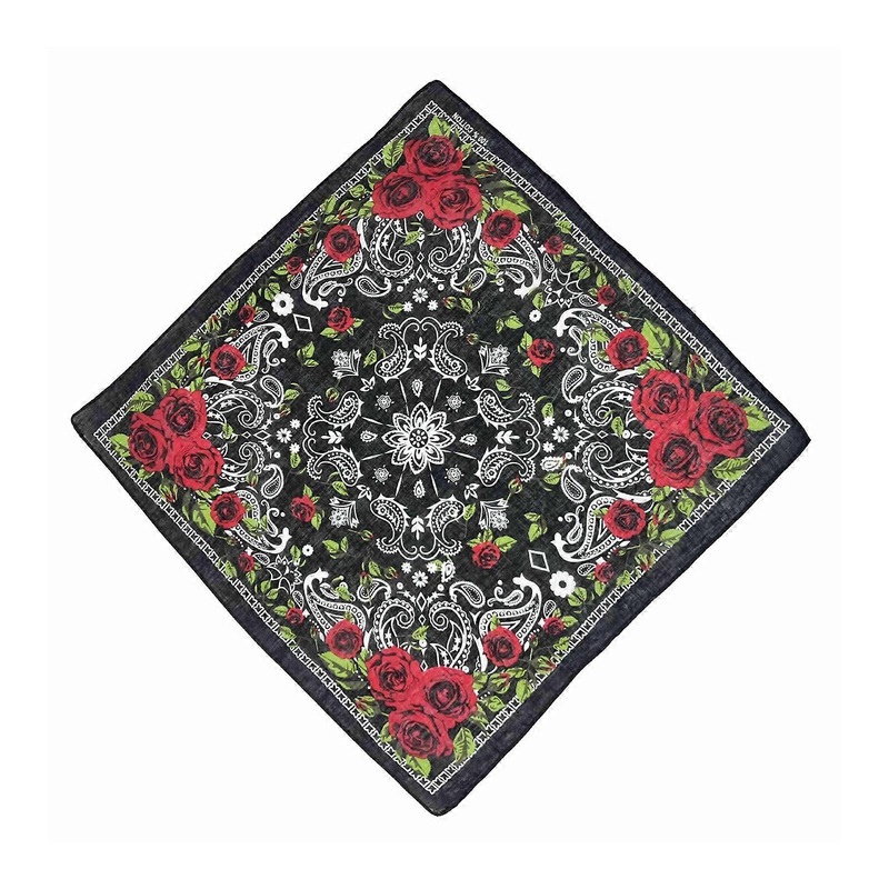 Hip Hop Hair Scarves Wrap Rose Pattern Headwraps Exquisite Head Kerchief Head Scarf Head Scarf Photo Props  Green | Fruugo SG