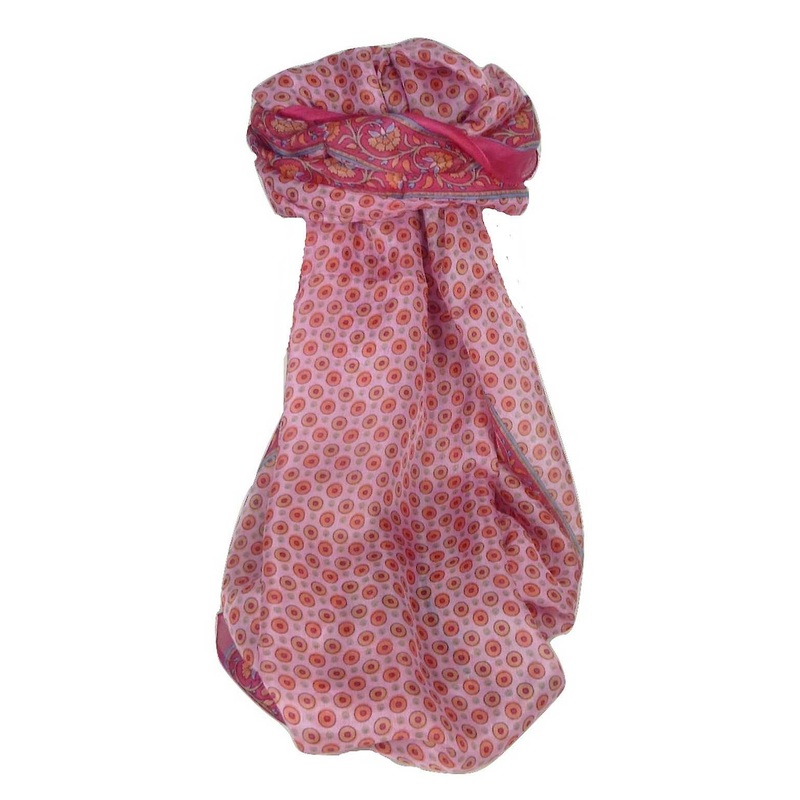 Mulberry Silk Contemporary Long Scarf Wazir Cerise by Pashmina & Silk | Fruugo SG