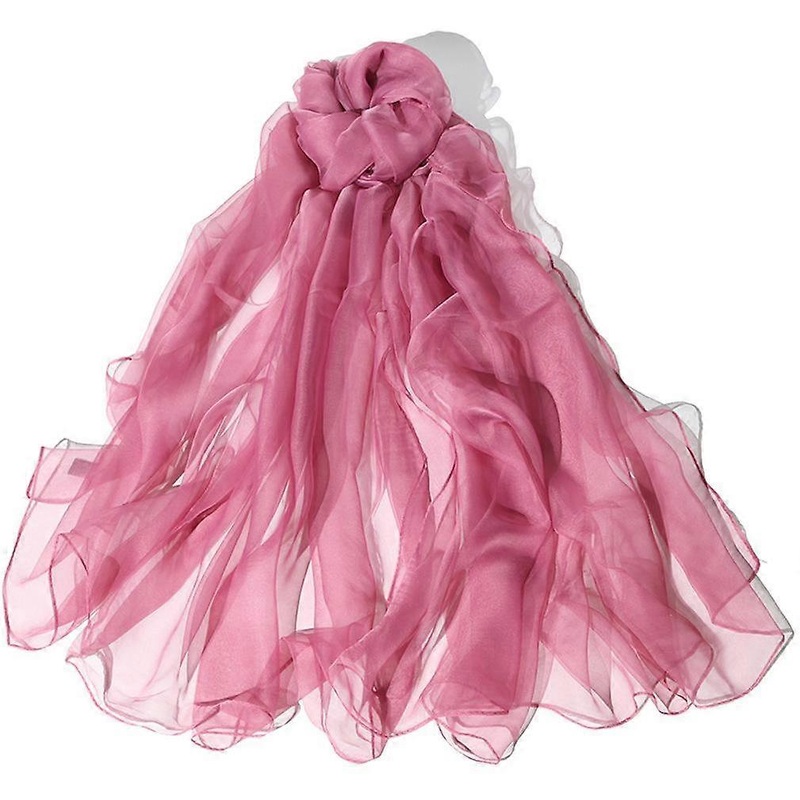 Solid Color Silky Scarf  Thin Lightweight  Wraps Ice Fabric Dancing Shawl | Fruugo SG