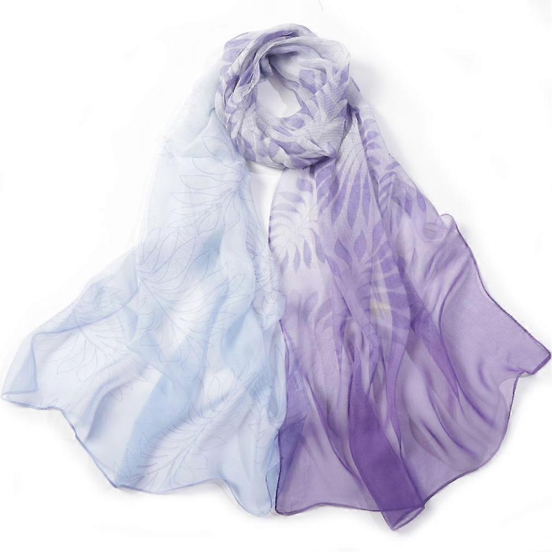 Spring And Autumn Leaves Scarf Silky Wraps Long Thin Scarf  for Lady | Fruugo SG