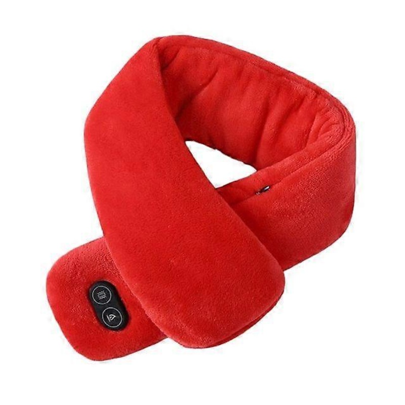 Winter Scarf USB Heating Scarf Ladies Heated Scarf Waterproof Men’S Smart Shawl Vibration Massage Red | Fruugo SG