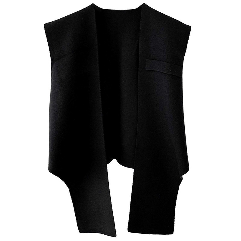 Woman Knitted Shawl Indoor Office Shoulder Wrap Scarf Lightweight Scarf Solid Color for Outdoor Sunproof Supplies  Black | Fruugo SG