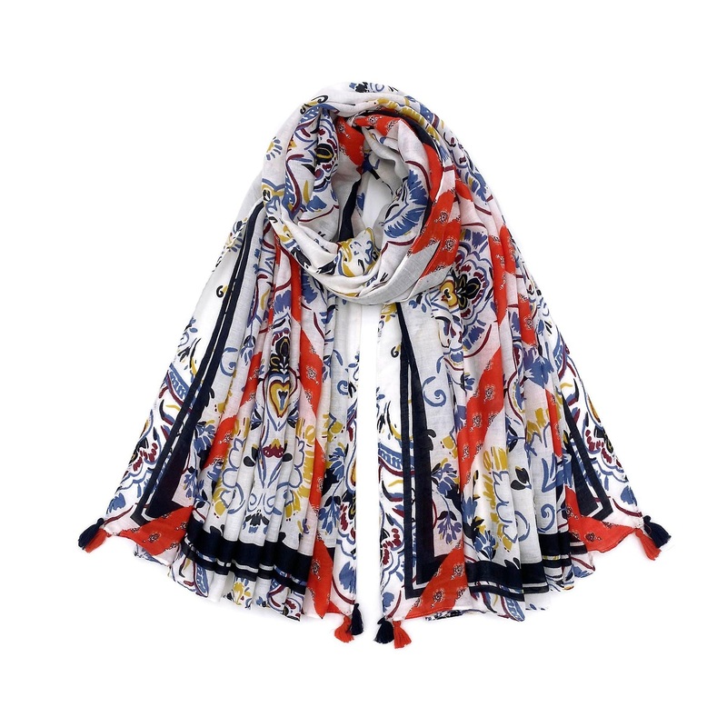 Women Scarf Shawl 2022 Autumn And Winter Cotton And Linen Printing Warm Sun Protection Ws783 | Fruugo SG