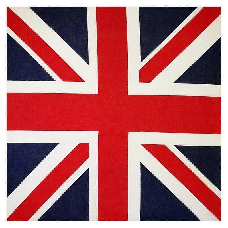 54x54cm Unisex British Flag Union Jack Biker Square Bandana Football Fans Carnival Cotton Head Wrap Hip Hop Dancing Handkerchief | Fruugo SG