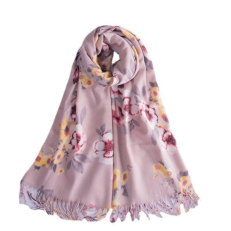 Cashmere Like Flowers Women’s Fall Winter Scarf Blanket Wrap Shawl Stole Warm Soft | Fruugo SG