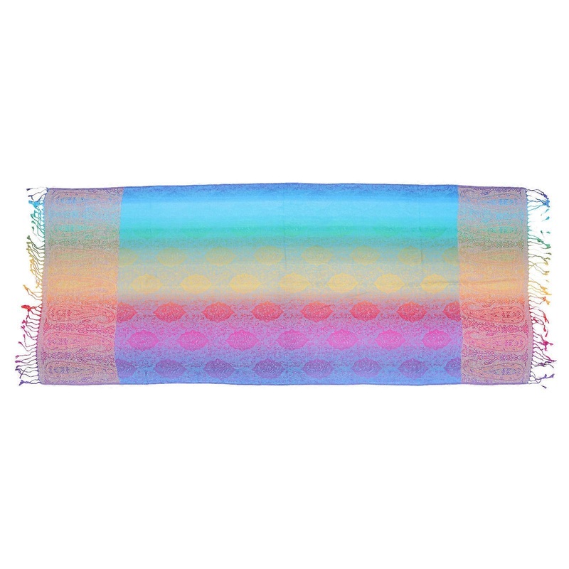 Cotton Scarf Colorful Shawl for Women Ethnic Design Sun Protection 200.00X70.00X0.50CM 1Set | Fruugo SG