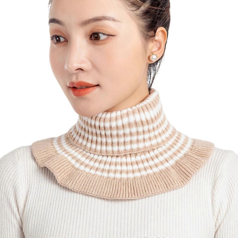 Fake Collar Scarf Knitted Elastic False Collars Scarves Warm Winter Cycling | Fruugo SG