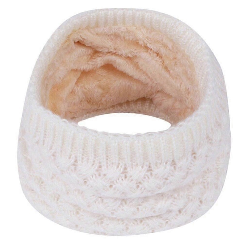 Knitted Ring Collar Scarf for Boys Kids Winter Warm Neck Warmer | Fruugo SG