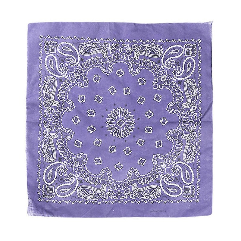 Paisley Bandanas Novelty Classic Motorcycle Face Mask Square Scarf Headwear Handkerchief Cowboy Wraps for Men Women  Light Purple | Fruugo SG