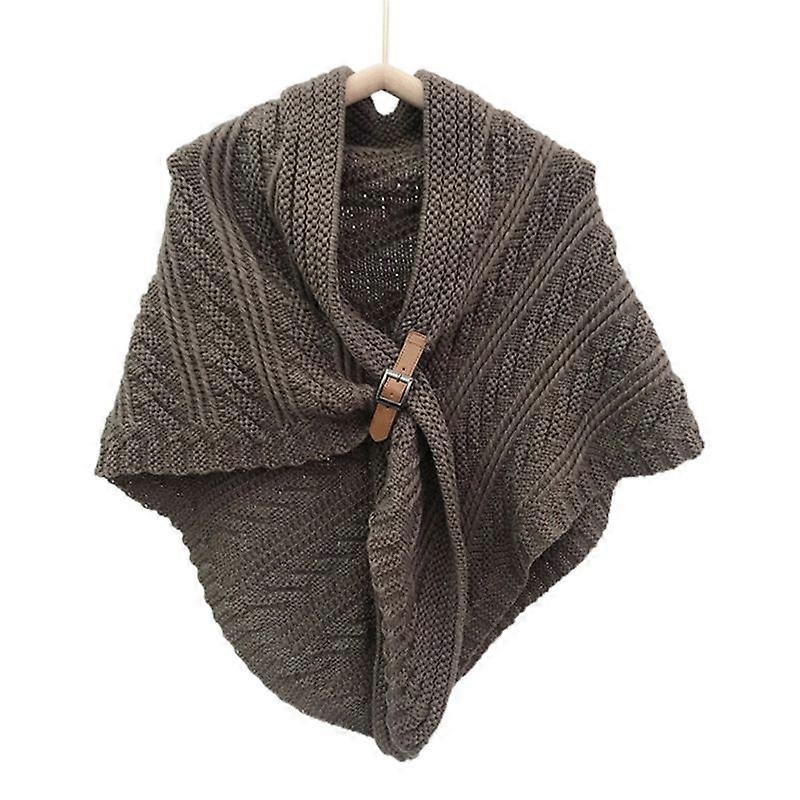 Pashmina Shawl Scarf Shawl Buckle Autumn Plain Knitted Shawl Women Casual | Fruugo SG