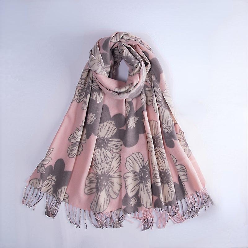 Printed Imitation Cashmere Women’s Fall Winter Scarf Blanket Wrap Shawl Stole Warm Soft | Fruugo SG