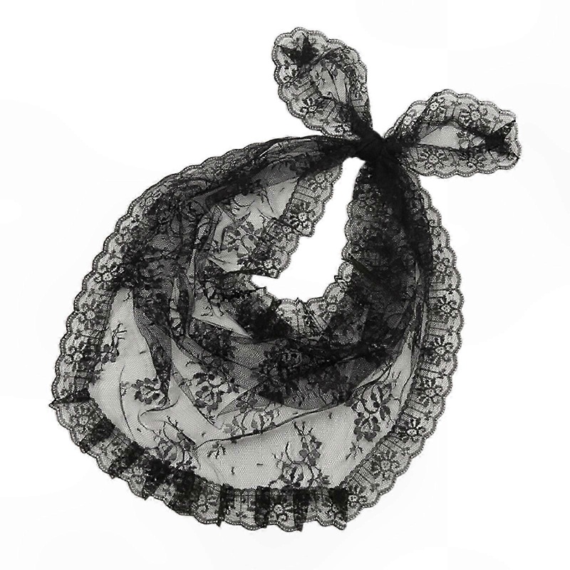 Soft Lace Shawl for Women – Breathable Triangular Scarf for Spring Summer – Solid Color Neck Wrap for Ladies | Fruugo SG