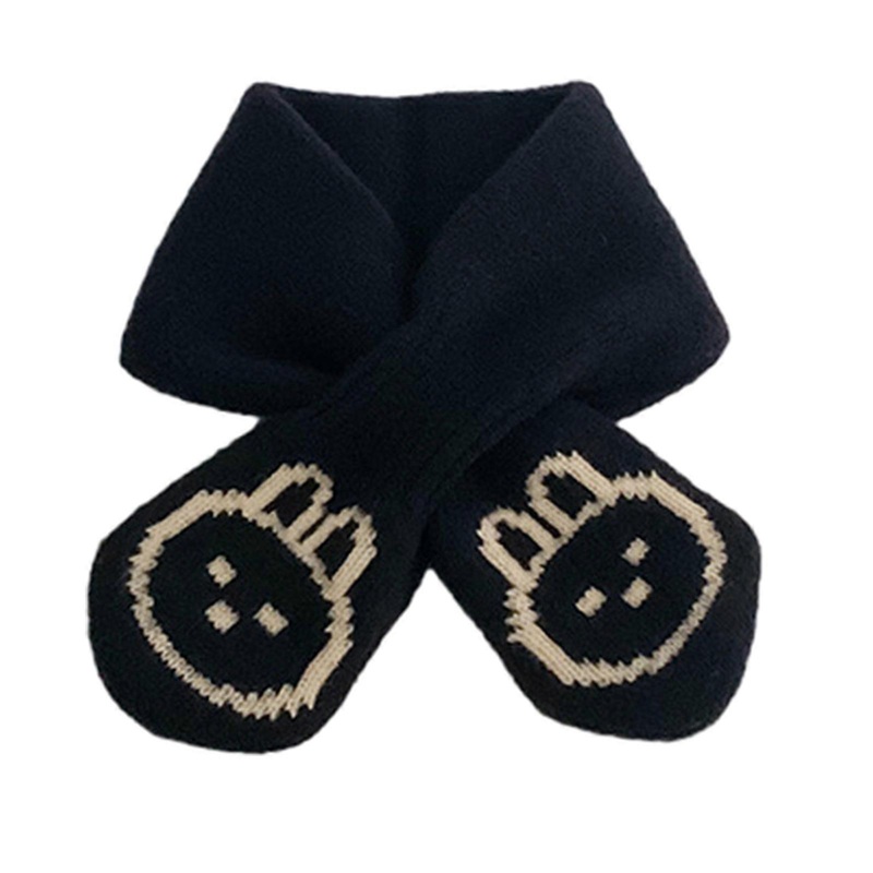 Solid Color Baby Scarf Children Neck Warmer Fall Winter Neck Cover Windproof Neckerchief for Boys and Girls 6M to 4Y  Black | Fruugo SG