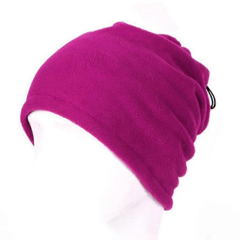 Women Men Multi-Use Snood Scarf Fleece Neck Warmer Outdoor Snow Hat Ski Cap | Fruugo SG