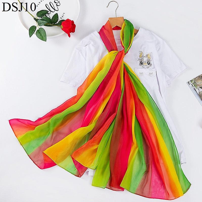 Women Scarf Shawl 2022 Spring And Autumn Gradient Travel Sun Protection Leisure | Fruugo SG