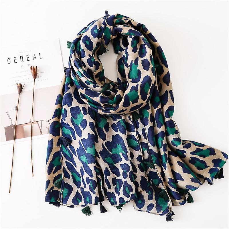 Women Scarf Shawl 2022 Spring And Autumn Leopard Print Long Pink Casual | Fruugo SG
