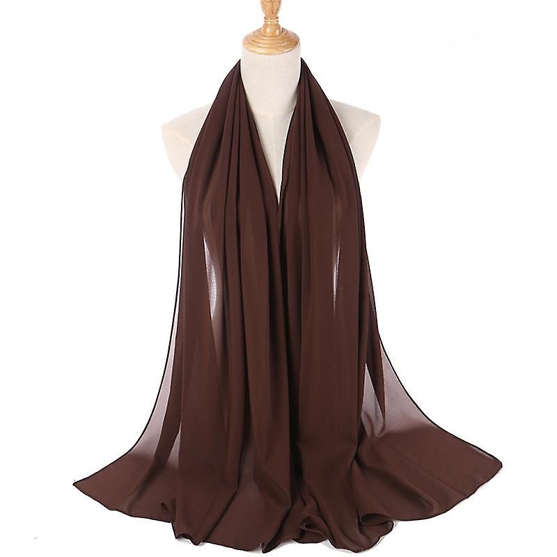 Chiffon Head Wraps For Women – Solid Color Fashion Bubble Chiffon Scarf Hijab | Fruugo SG