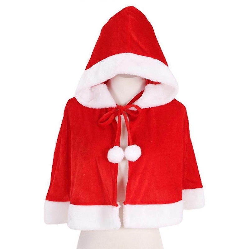 Fashion Clothes Cloak Nice Gift Christmas Costume Clothing Santa Cosplay Wear Classic Santa Claus Shawl Party Dress Up | Fruugo SG