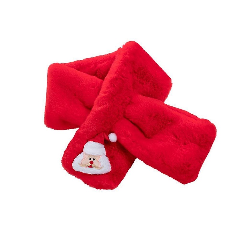 Kids Scarves Santa Claus Pattern Cross Warm Winter Autumn Skiing 1Set | Fruugo SG