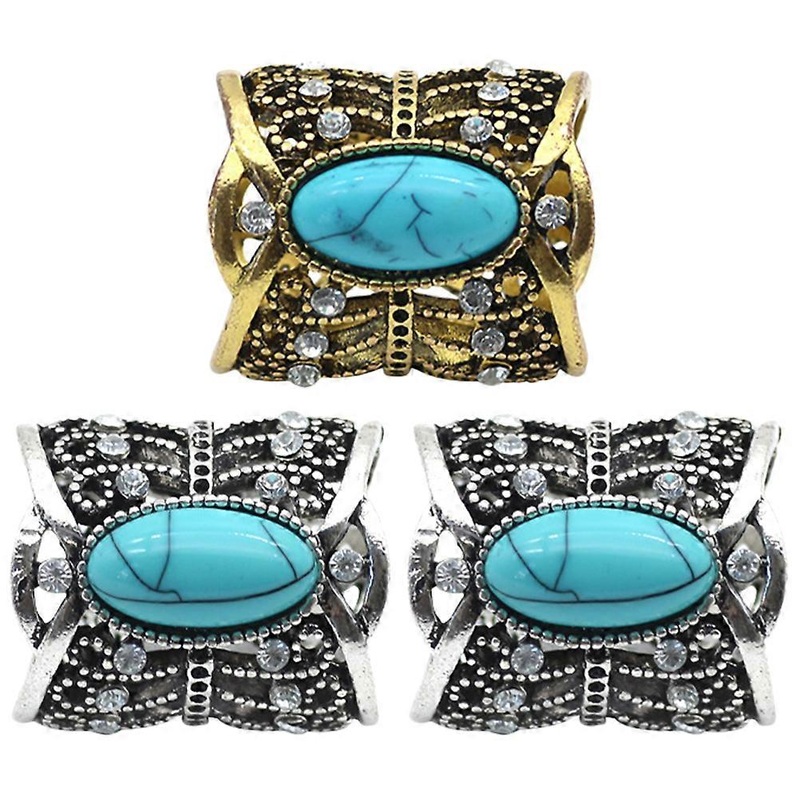 Scarf Buckle For Women Alloy Turquoise Decorative Shawl Clips 3Pcs | Fruugo SG