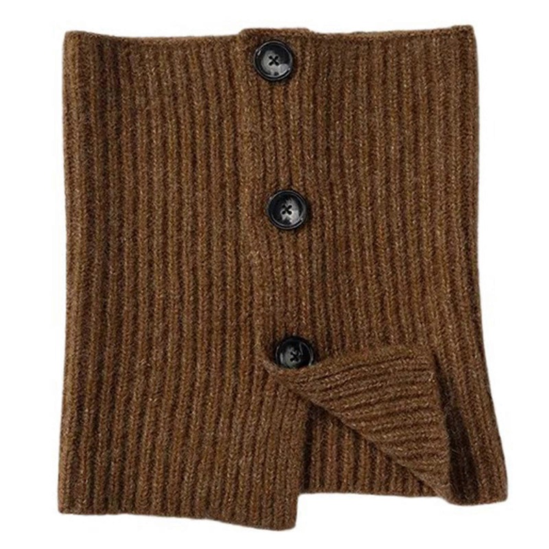 Vintage Crochet Buttoned Scarf For All Ages Comfortable Neck Wear Winter Autumn Warm Neck Scarf Shoulder Wrap for Daily  Coffee | Fruugo SG
