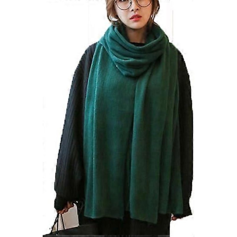 Womens Warm Winter  Scarves Set Blanket Scarf Pure Color CLT01 | Fruugo SG
