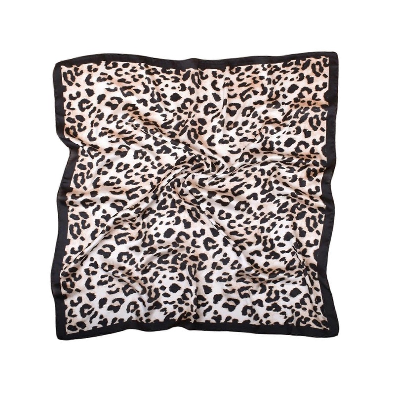 Elastic Leopard Print Scarf Everyday Fashion Headscarf Elegant Handkerchief for Music Festivals  BE | Fruugo SG