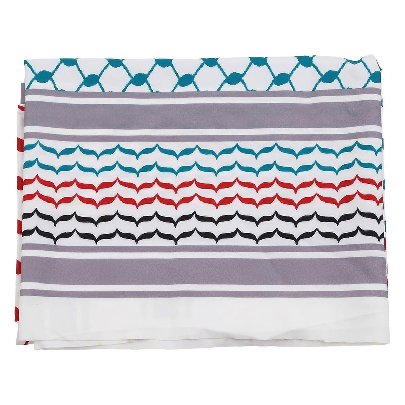 Geometric Jacquard Large Shemagh Scarf Arabian Desert Scarves for Men Neck Head Wrap Keffiyeh Square Shawl Neckerchief  color | Fruugo SG