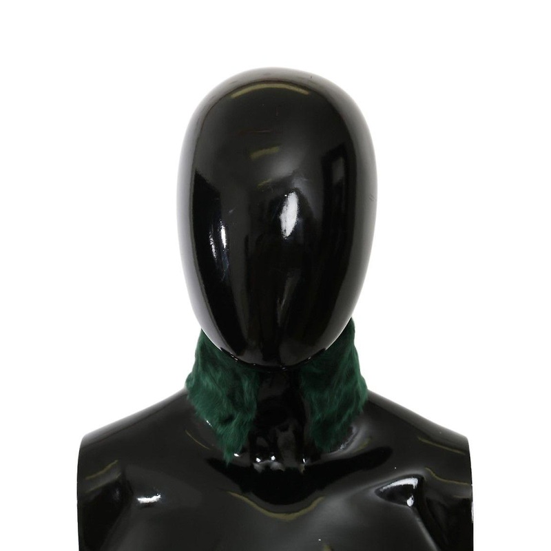 Green Fur Neck Collar Wrap Lambskin Scarf | Fruugo SG