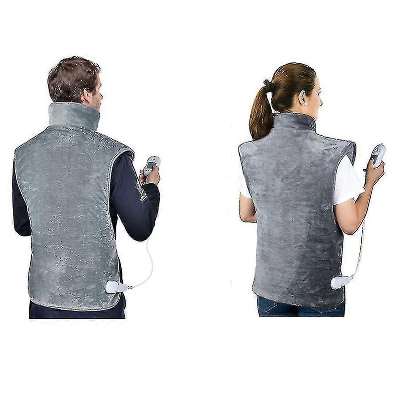 Heating Shawl Electric Heating Winter Back, Abdomen, Legs, Waist Warm Shawl 100x60cm Gray | Fruugo SG